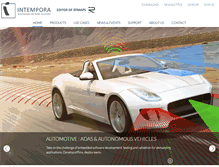 Tablet Screenshot of intempora.com